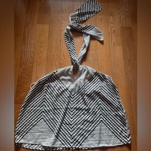NWT Banana Republic Size Petite Large halter in various black based prints.